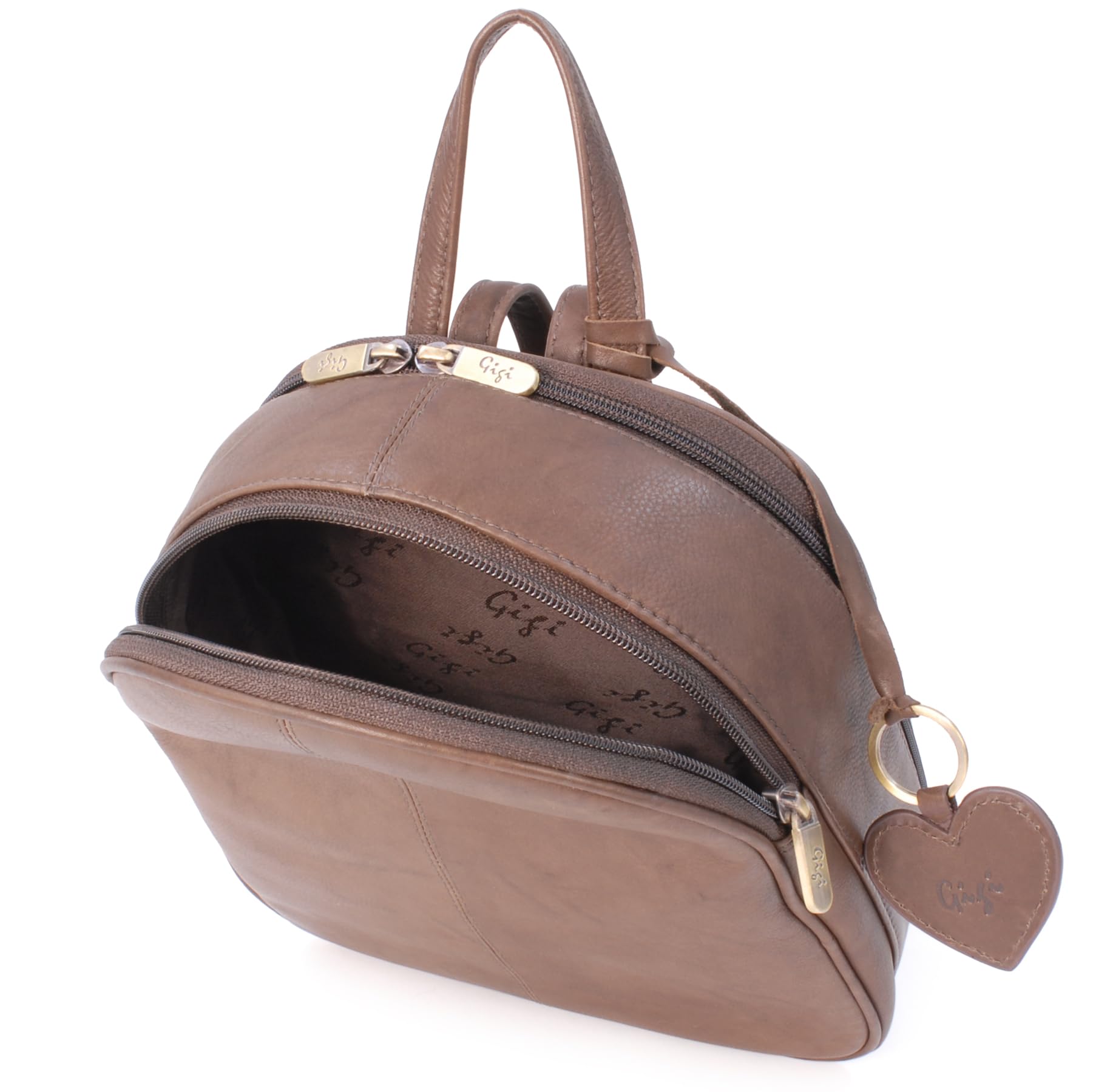 Gigi Othello Collection 9167AG zainetto in pelle marrone