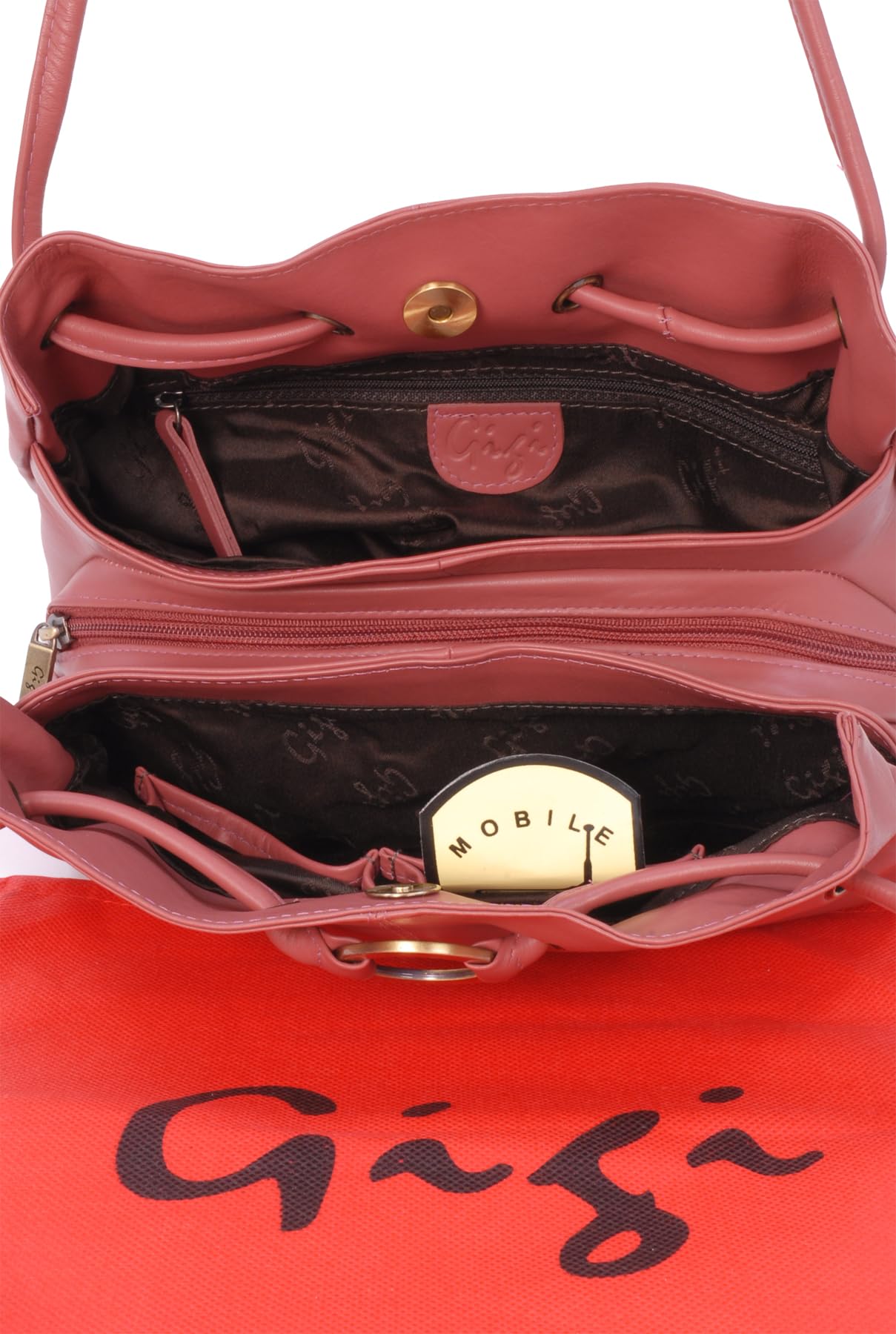 Gigi Othello Collection 4323 tote media pelle multitasche