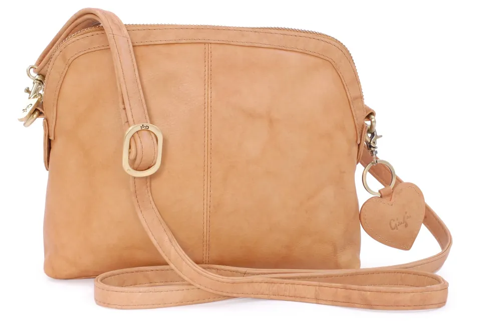 Gigi Othello Collection 10190 borsa a tracolla miele in pelle