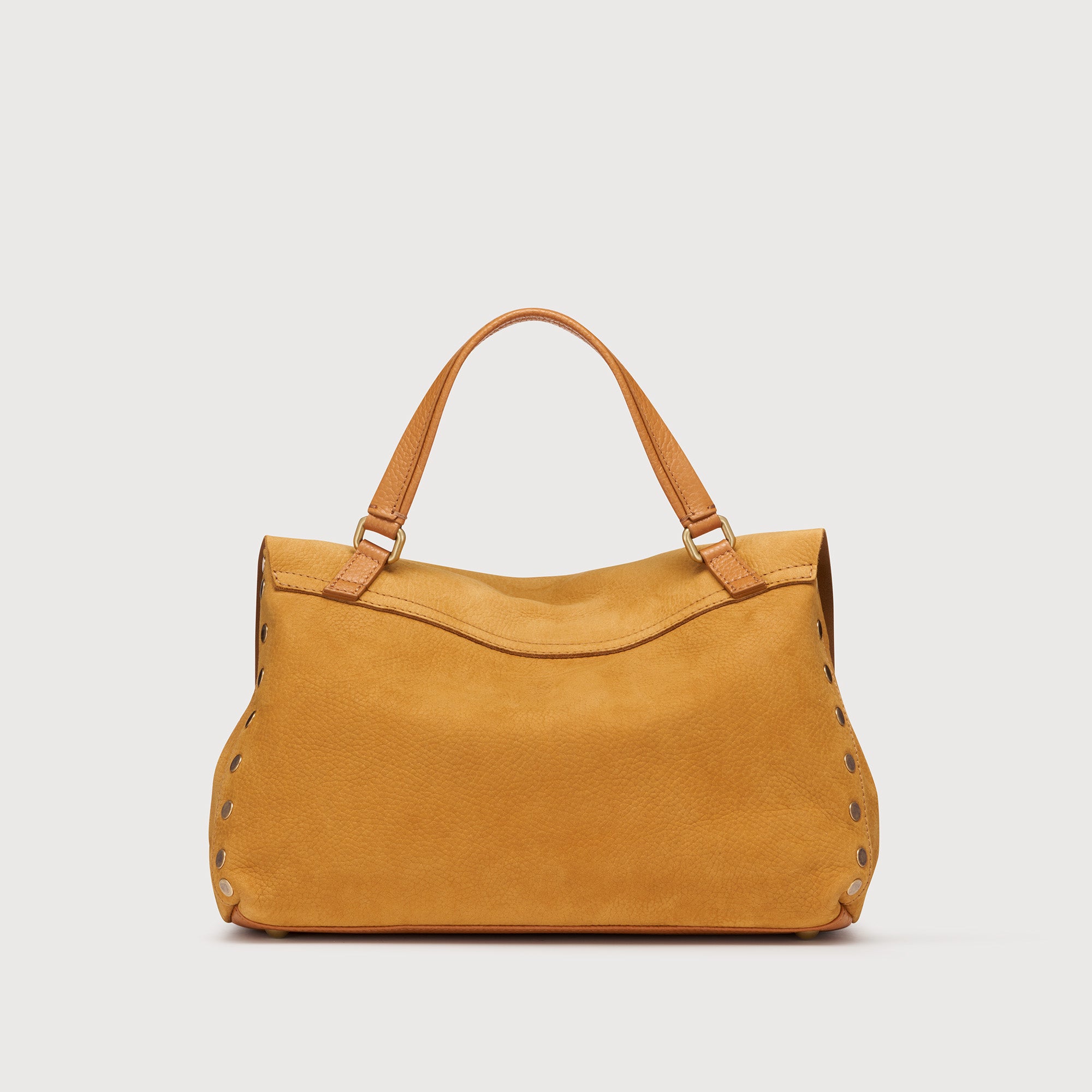Zanellato Postina® S borsa a mano Brown Brandy in nabuk