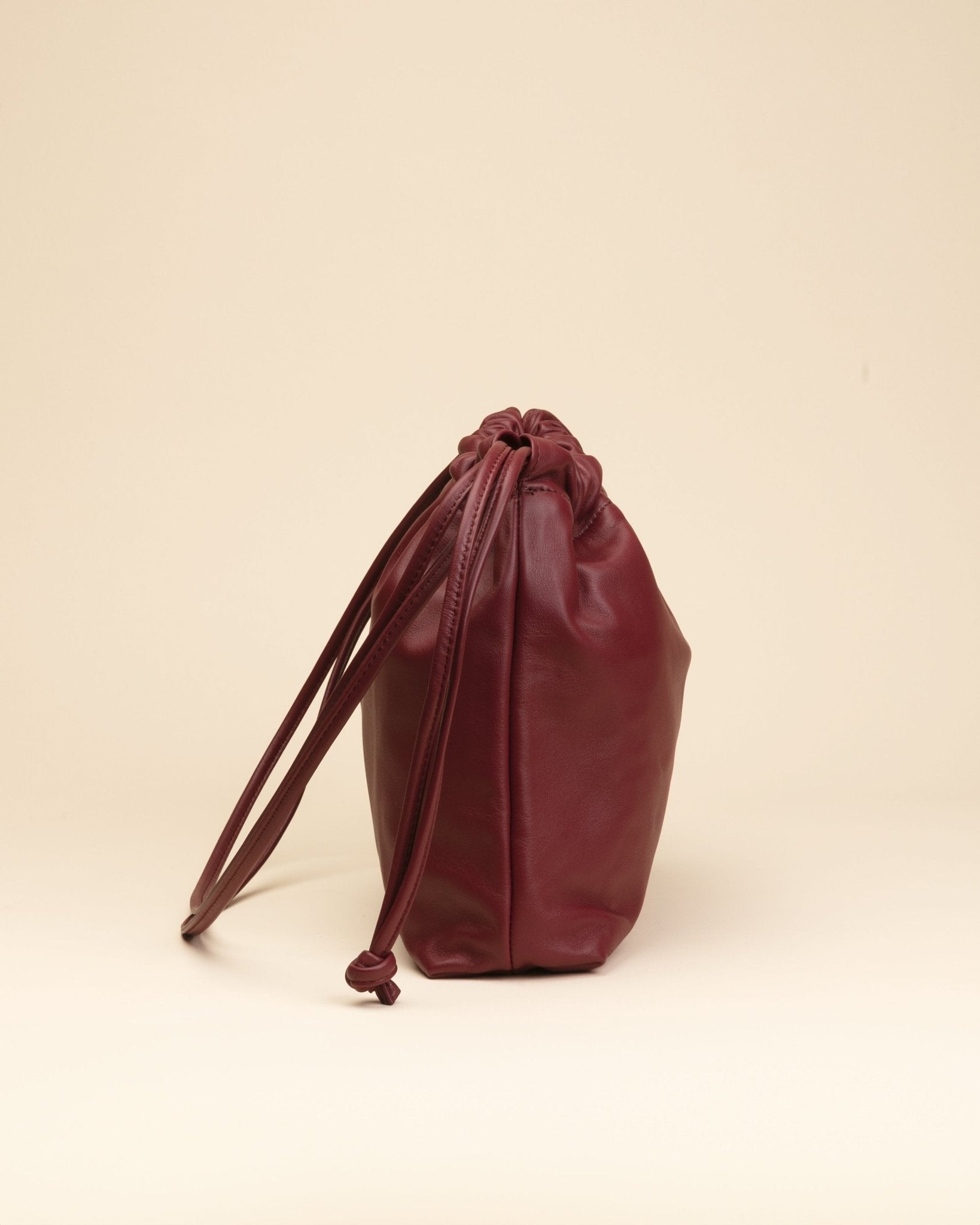 Marks&Angels Mini Sabri Cremisi borsa a spalla in pelle