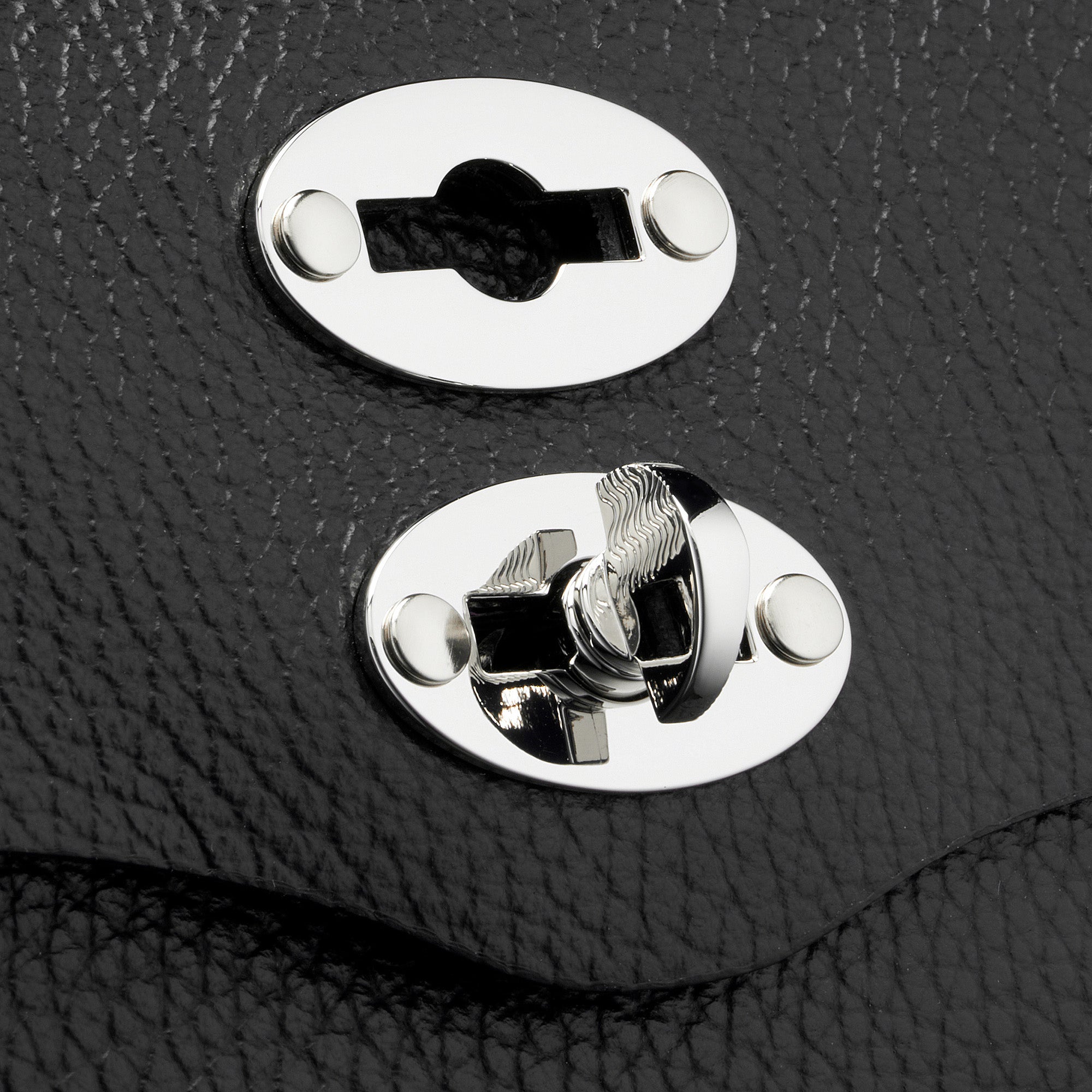 Zanellato Postina® SBABY borsa nera Nero in pelle laminata