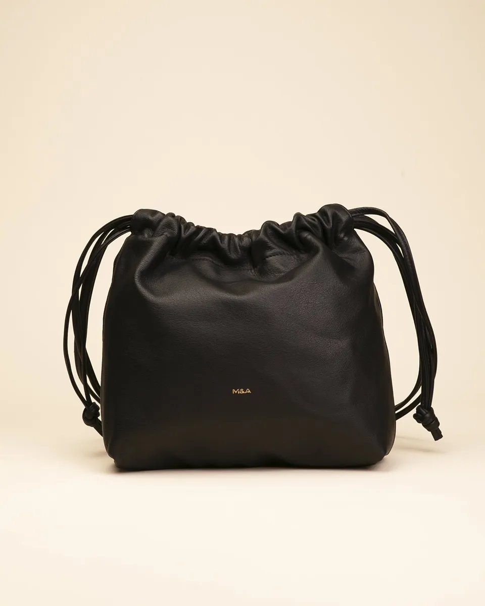 Marks&Angels Borse a Spalla Mini Sabri Nero borsa a spalla in pelle