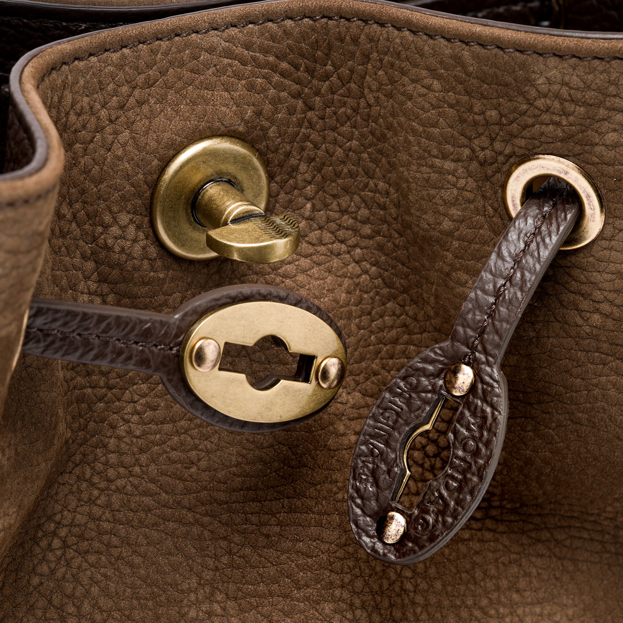 Zanellato Mondà® S borsa marrone in nabuk