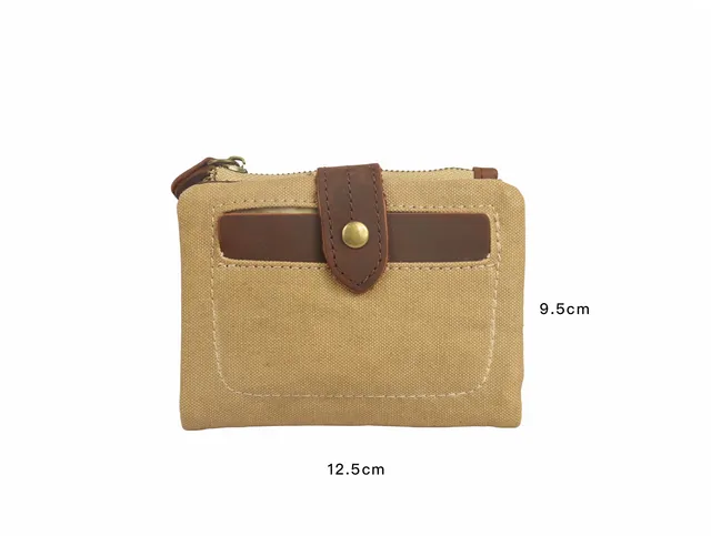 Crazy Lou Porte feuille en cuir 7360 portafoglio in cotone e pelle