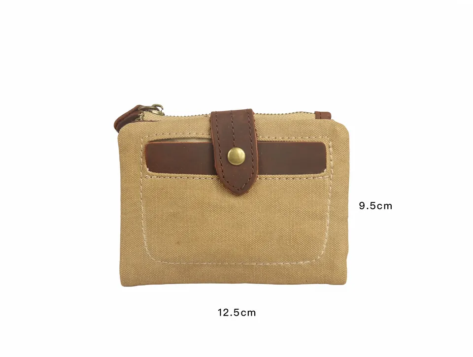 Crazy Lou Porte feuille en cuir 7360 portafoglio in cotone e pelle
