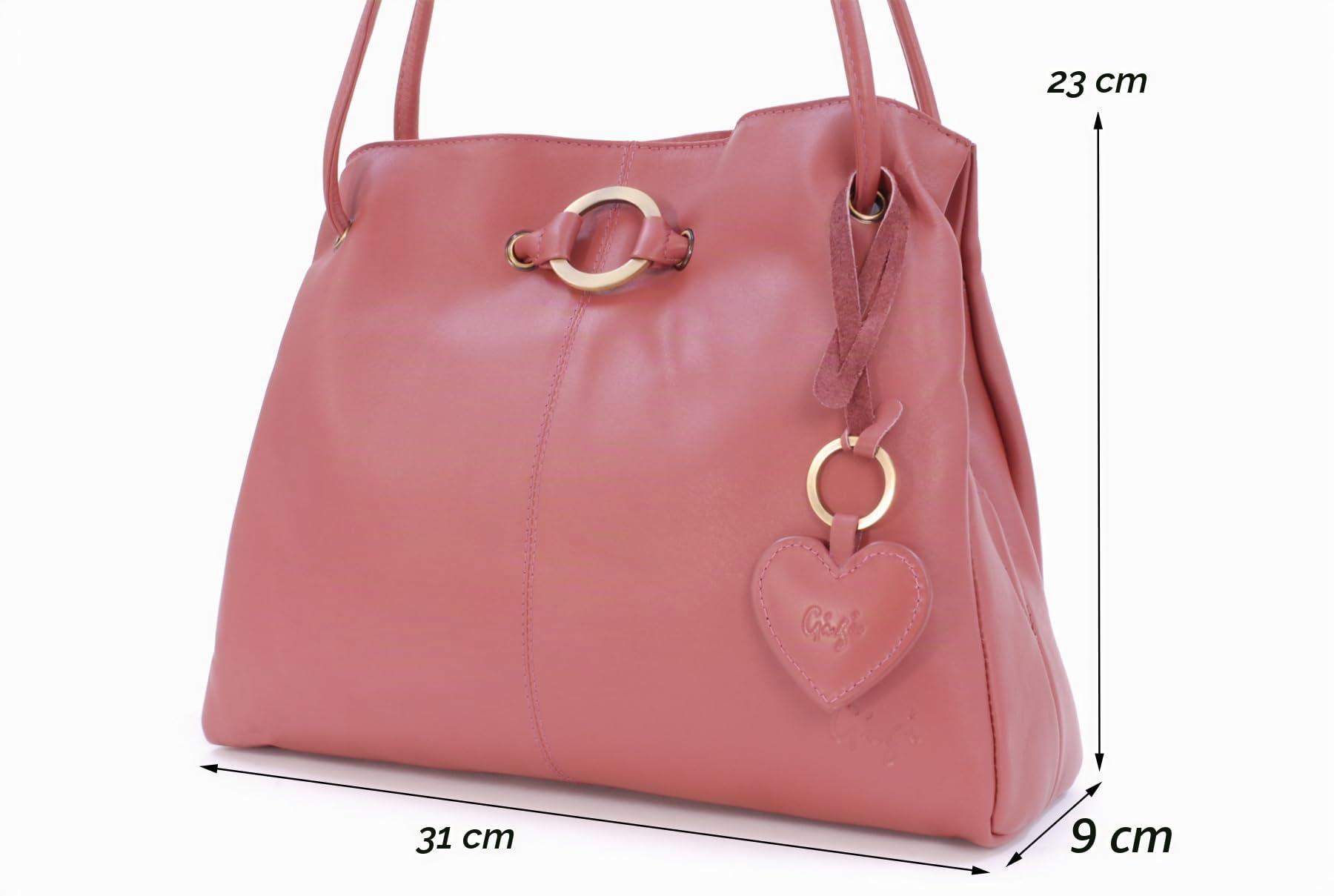 Gigi Othello Collection 4323 tote media pelle multitasche