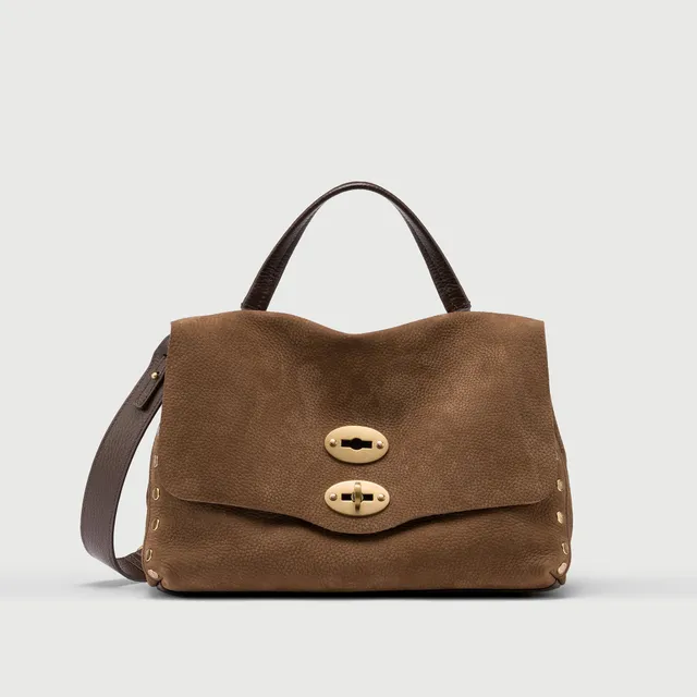 Zanellato Postina® S borsa marrone Tartufo di Norcia nabuk