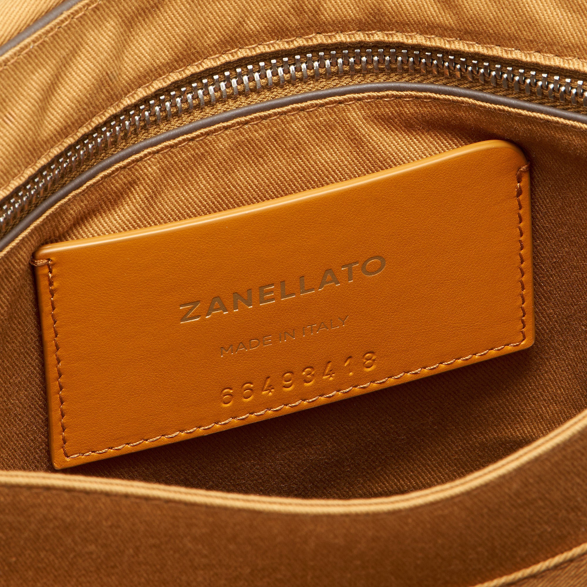 Zanellato Postina® S borsa Brown Gianduiotto in pelle liscia