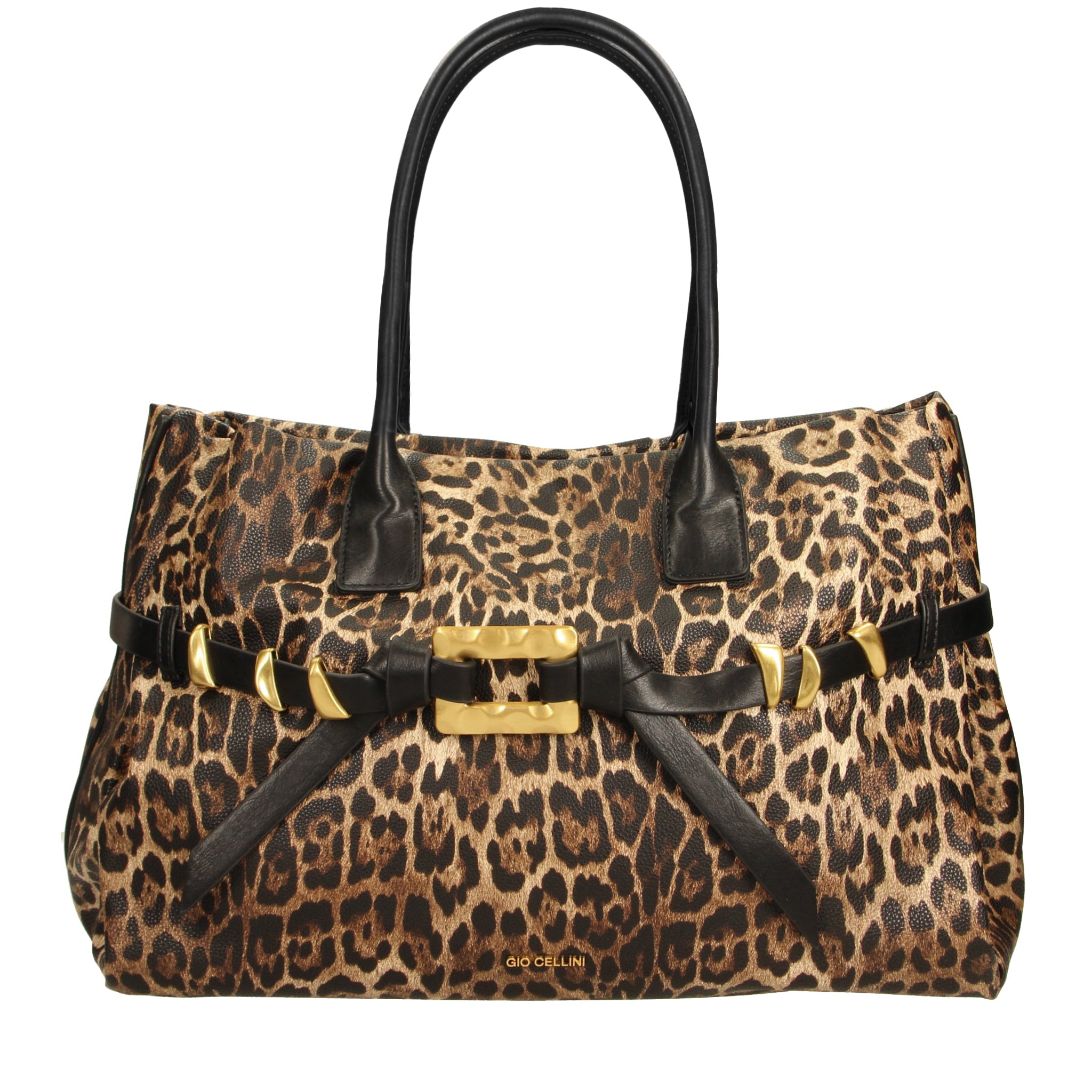 Gio Cellini BORSE Maxi Bag borsa Nero in ecopelle liscia