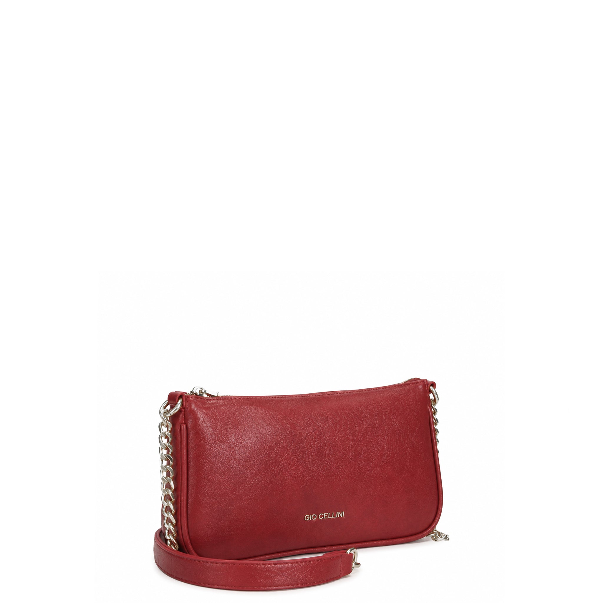 Gio Cellini BORSE Pochette pochette bordeaux effetto vintage