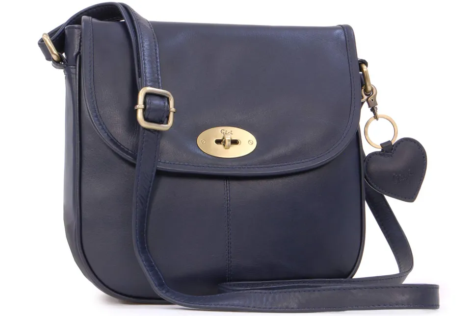 Gigi Othello Collection 8755T borsa a sella in pelle con tracolla regolabile