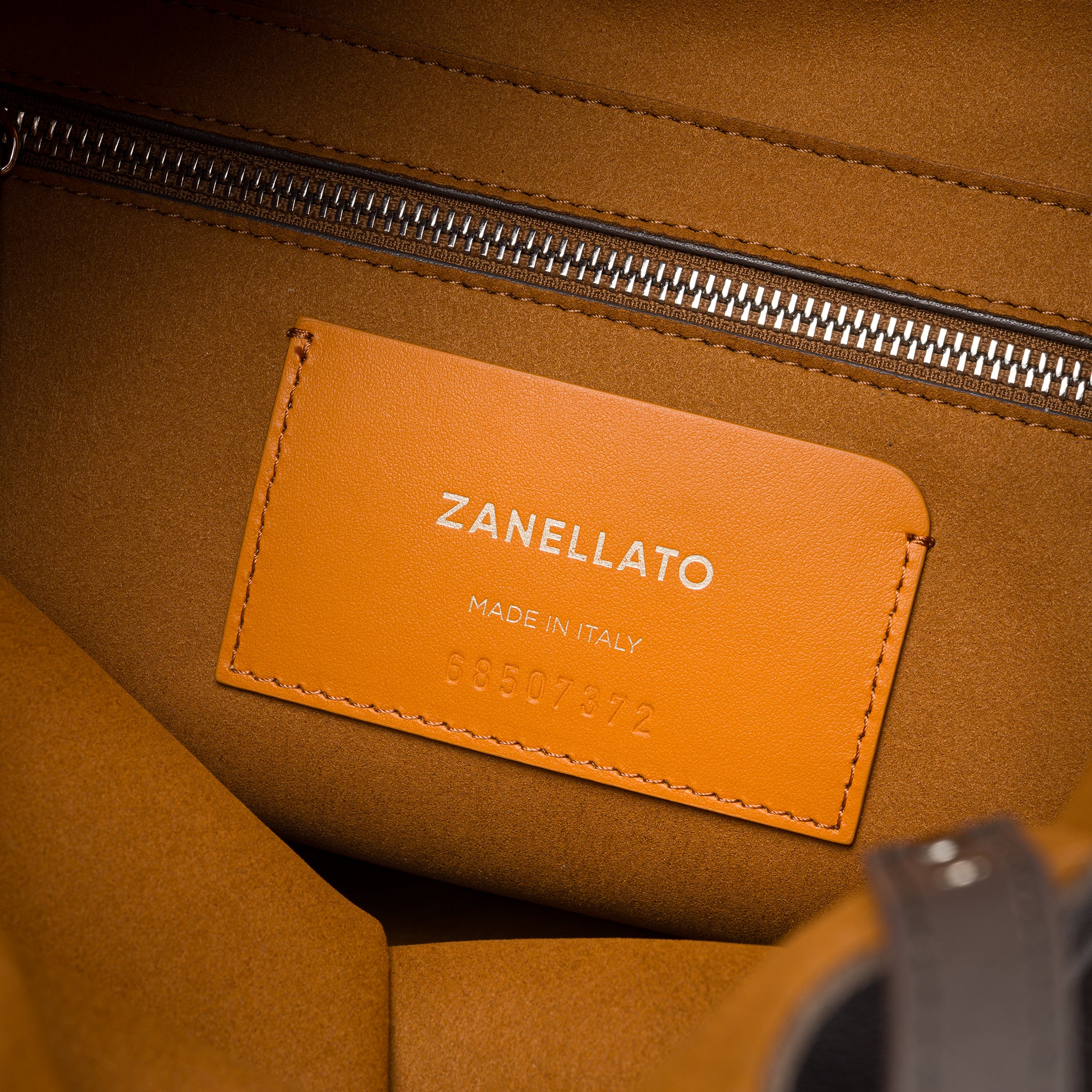 Zanellato A' Spasso® M borsa marrone pelle liscia