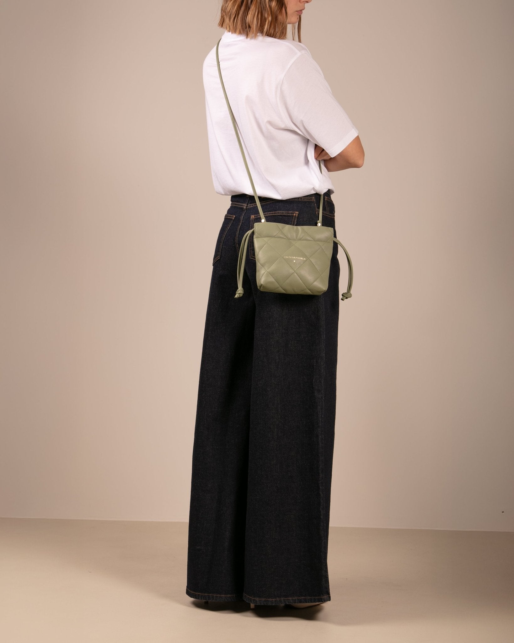 Marks&Angels Borse a Spalla Amelie Olive borsa a spalla mini in pelle