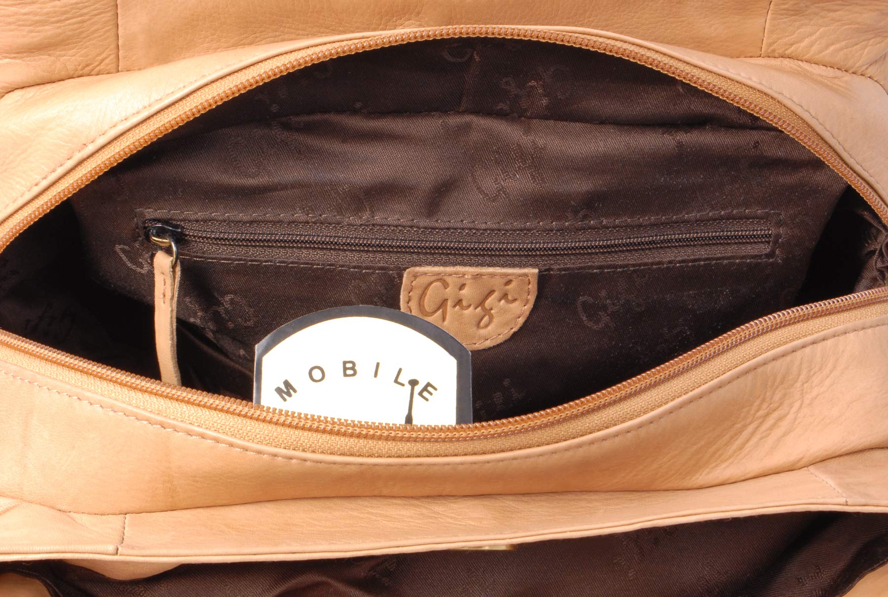 Gigi Othello Collection 4466 borsa a mano in pelle con ciondolo cuore