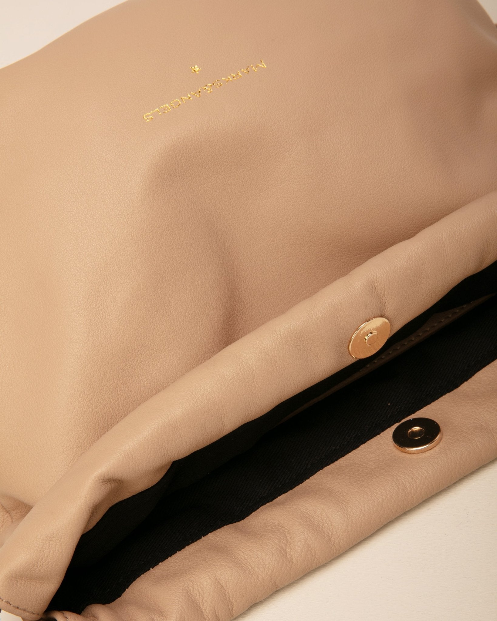 Marks&Angels Mini Sabri New borsa a spalla Cappuccino in pelle