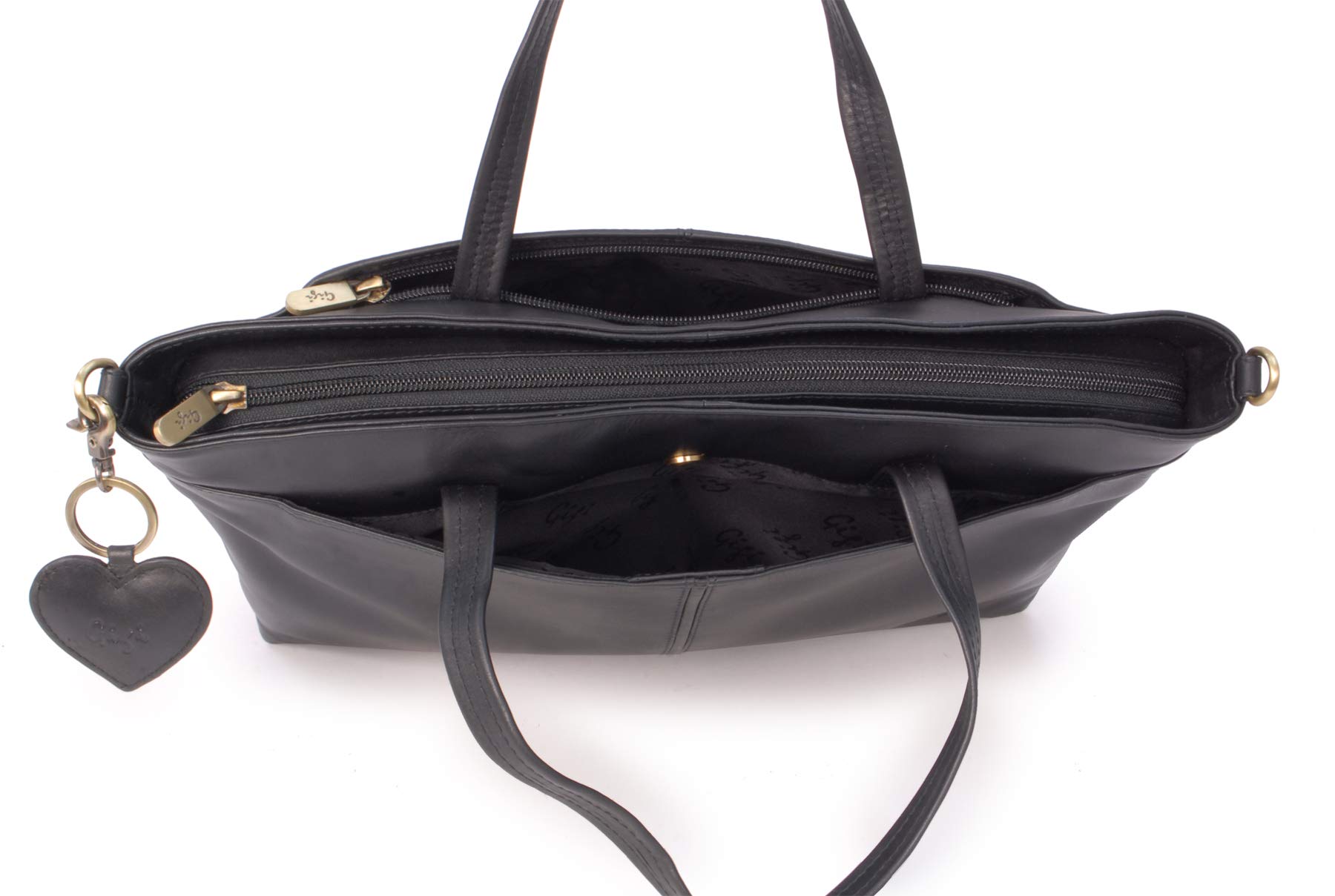 Gigi Othello Collection 6490 borsa da lavoro in pelle marrone antico