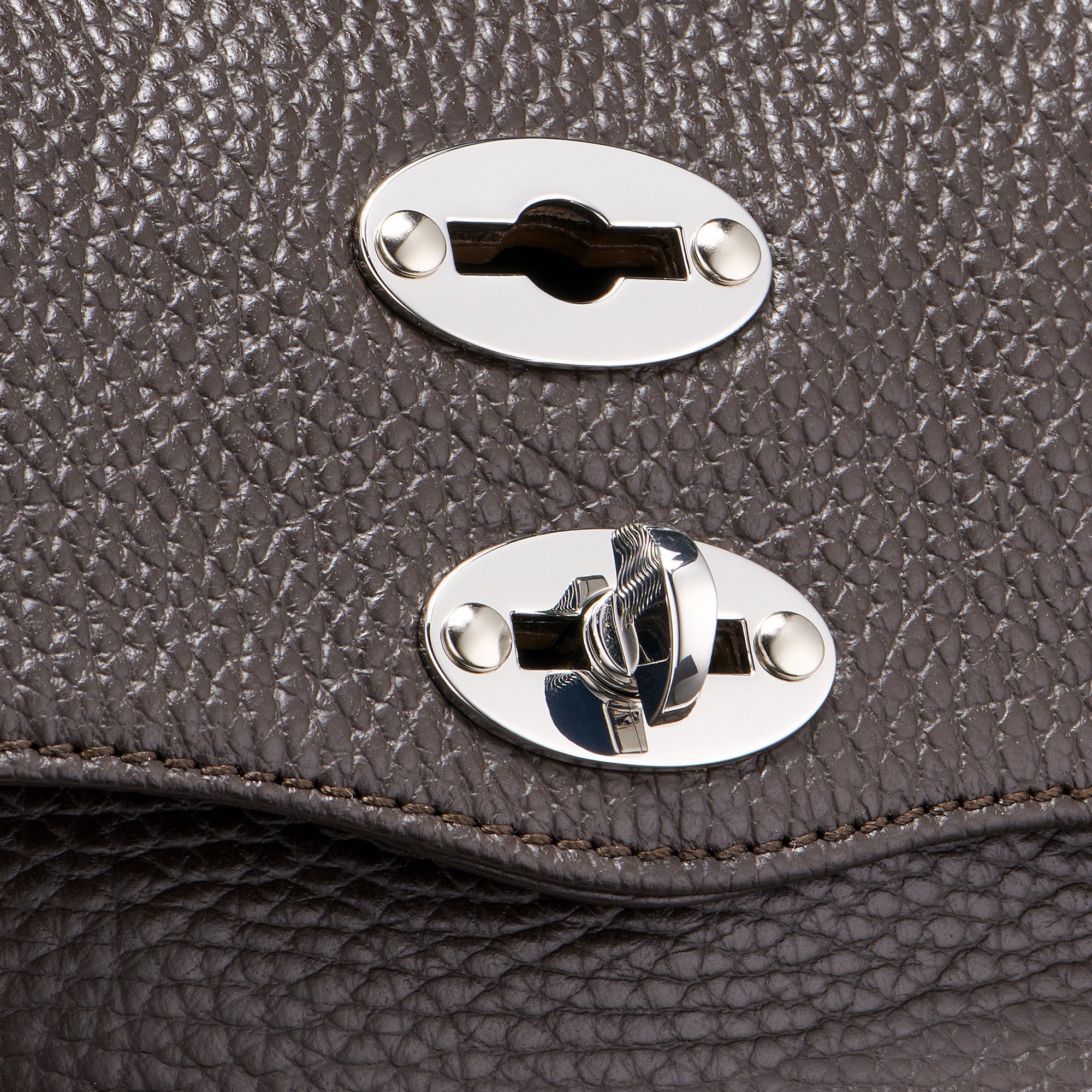 Zanellato Postina® Baby borsa marrone in pelle martellata