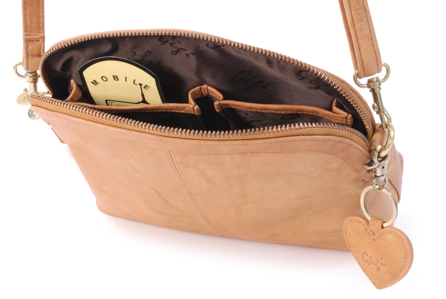 Gigi Othello Collection 10190 borsa a tracolla miele in pelle