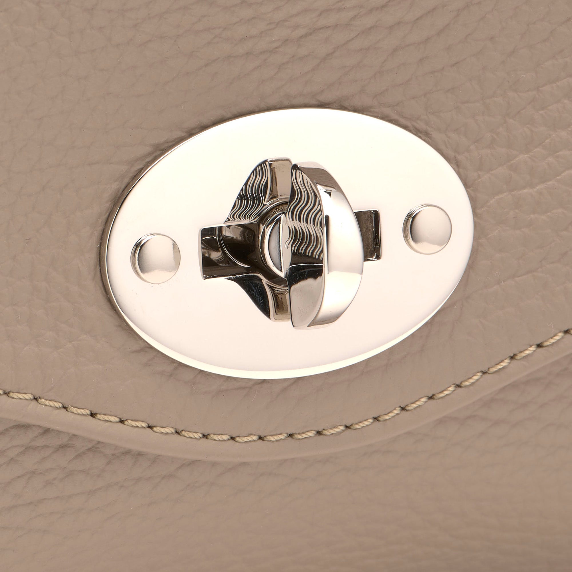 Zanellato Postina® M borsa grigia in pelle martellata idrorepellente