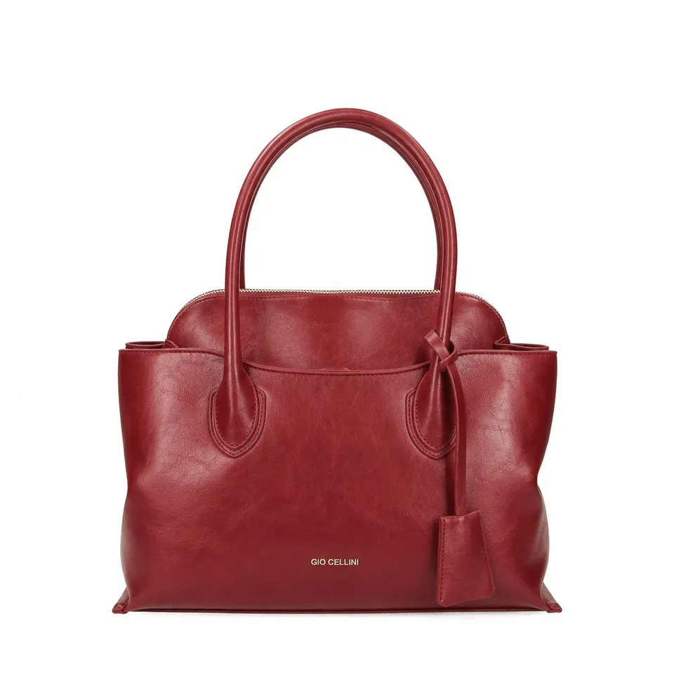 Gio Cellini Borse Daily Bag Bordeaux ecopelle vintage