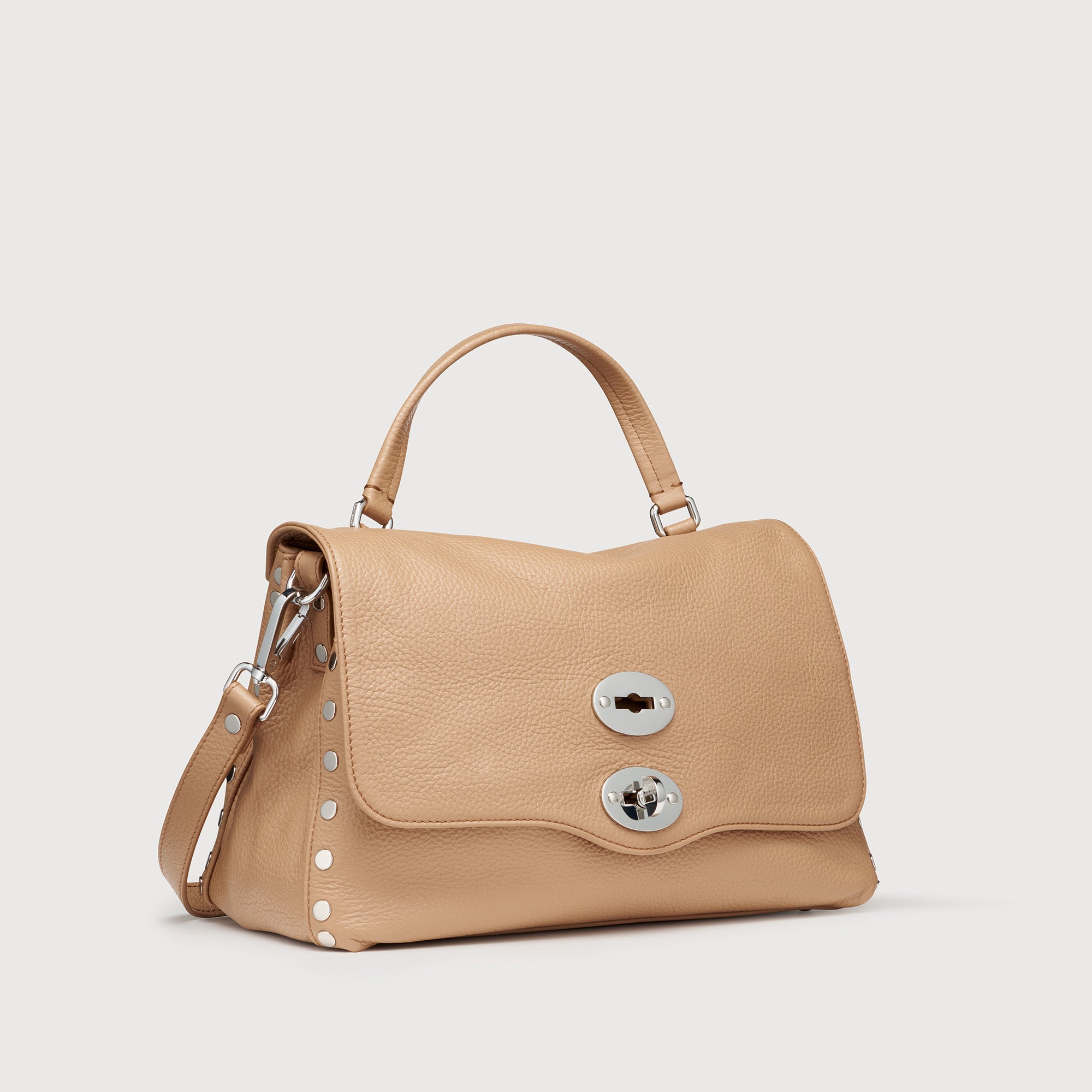 Zanellato Postina® S borsa marrone pelle martellata