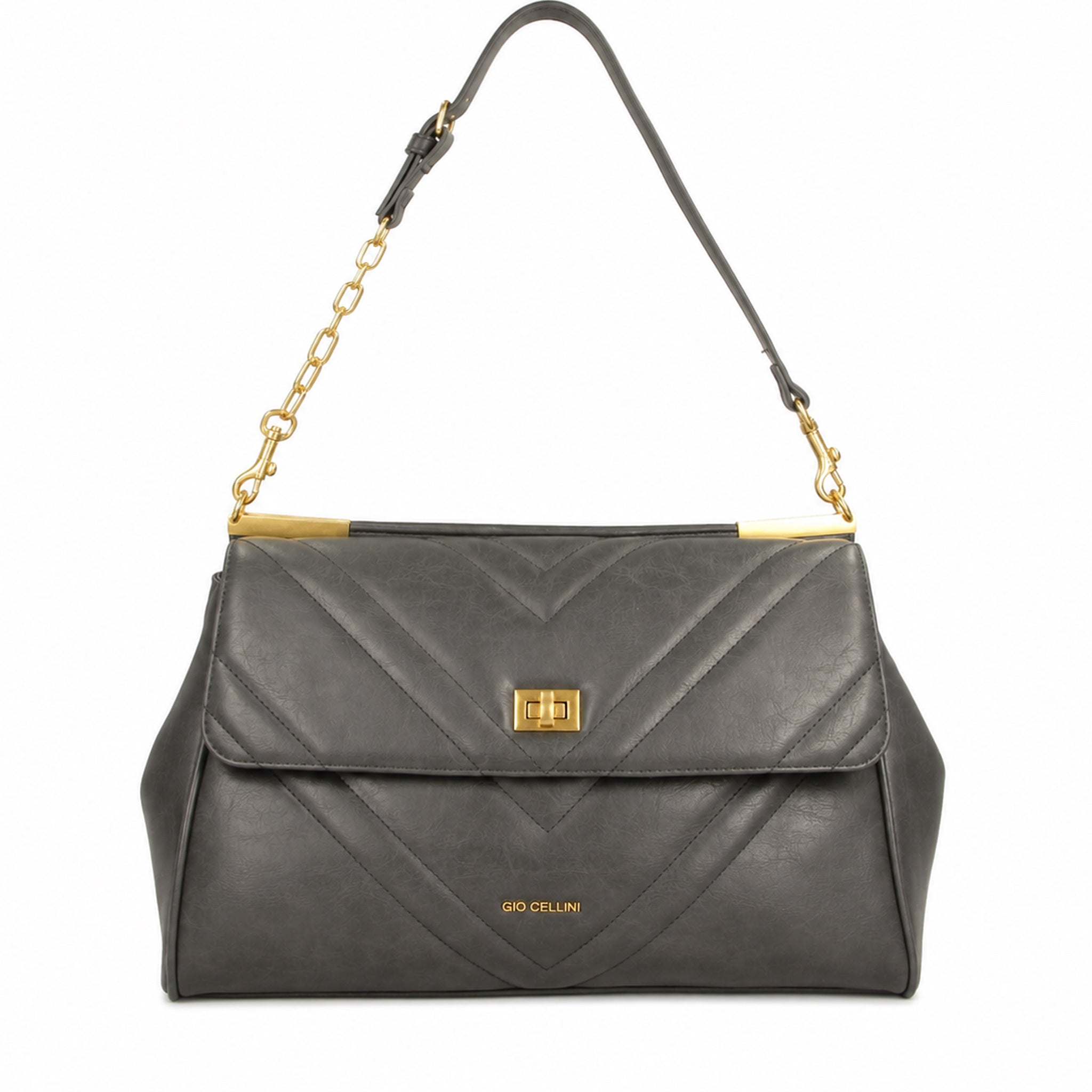 Gio Cellini BORSE Maxi bag borsa grigia 35x20x9