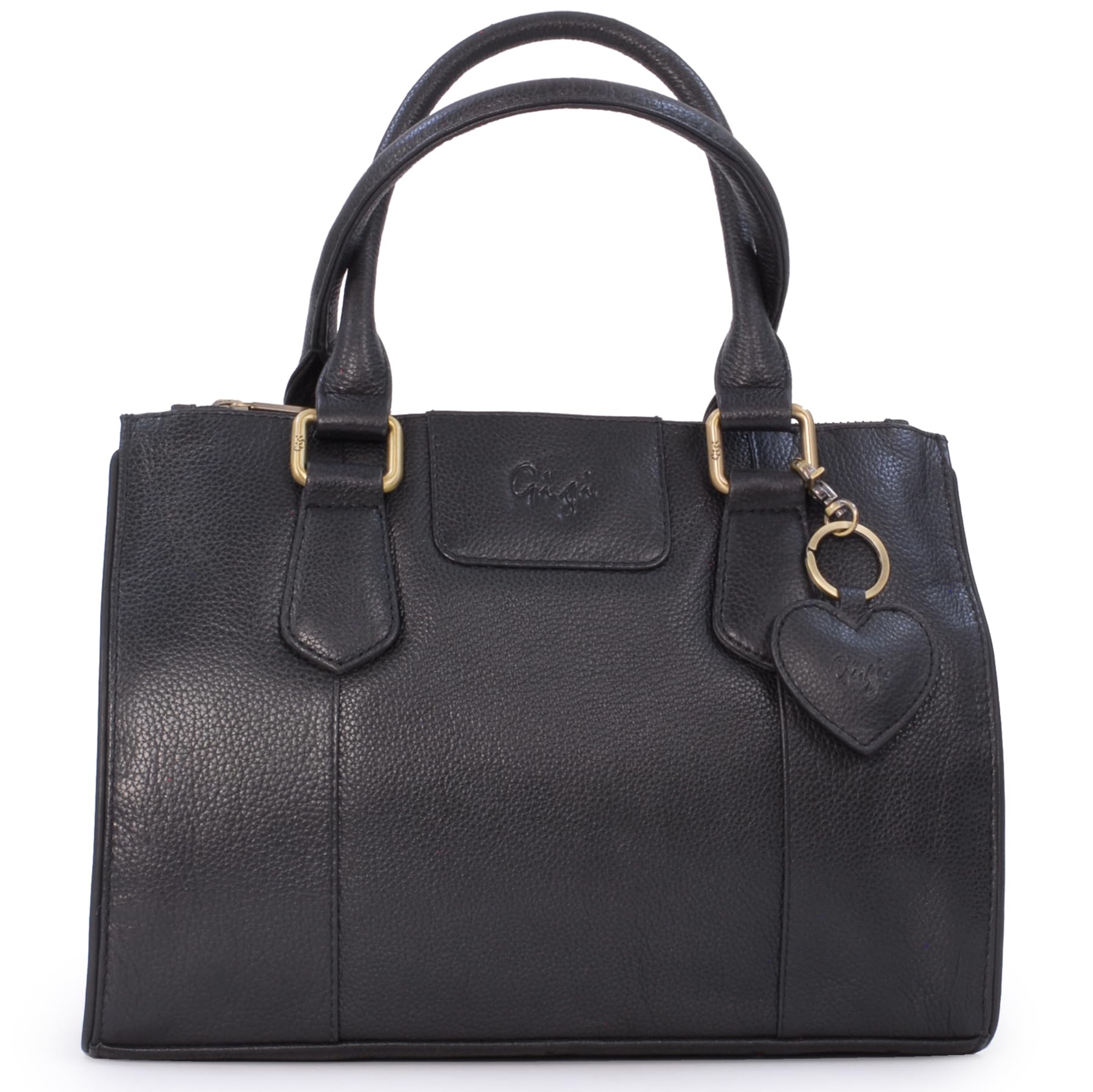 Gigi Giovanna Collection 9046G borsa tote in pelle media espandibile