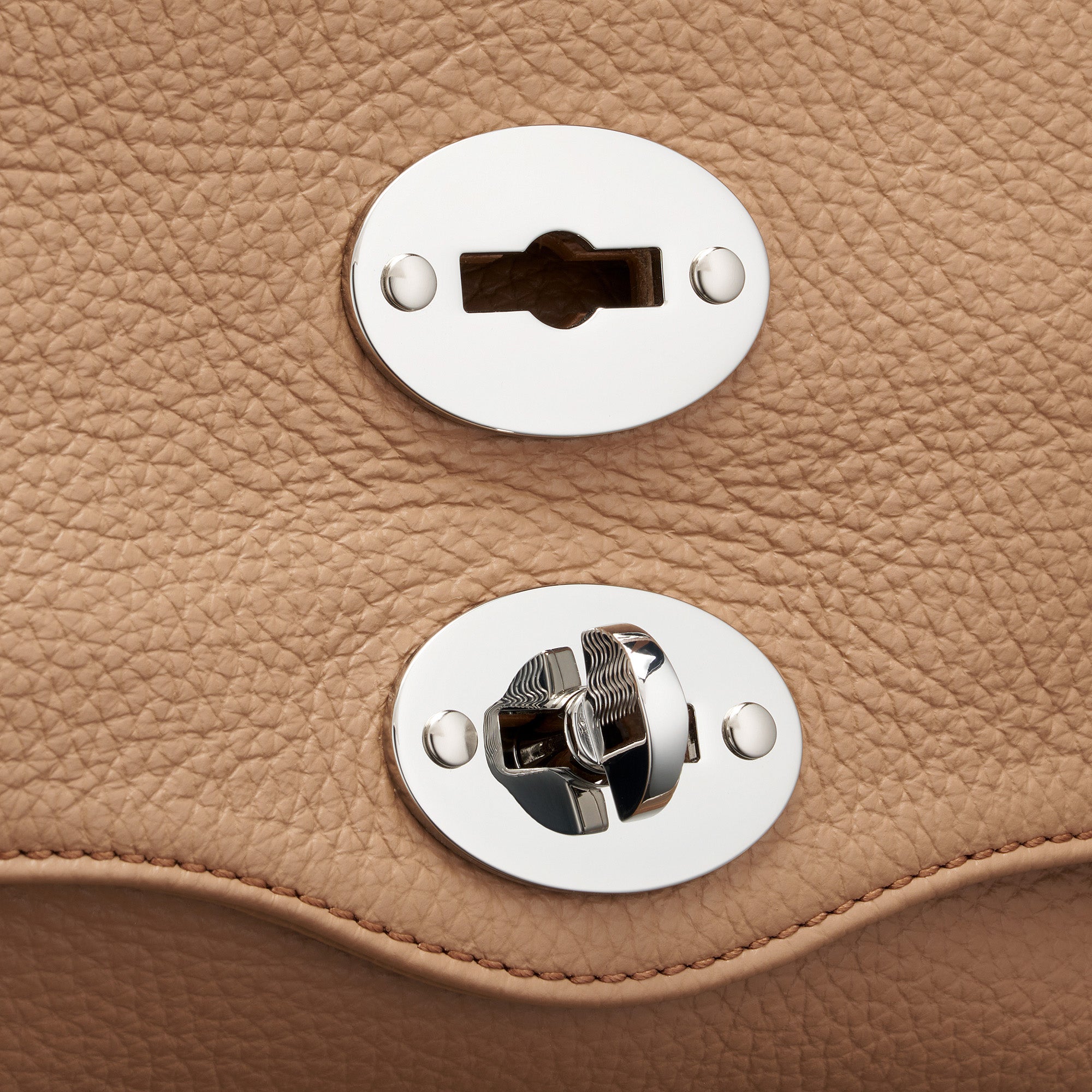 Zanellato Postina® S borsa marrone pelle martellata