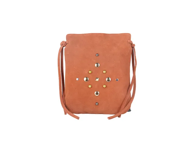 Crazy Lou Sac en cuir Sac en daim clouté 7402 borsa in camoscio