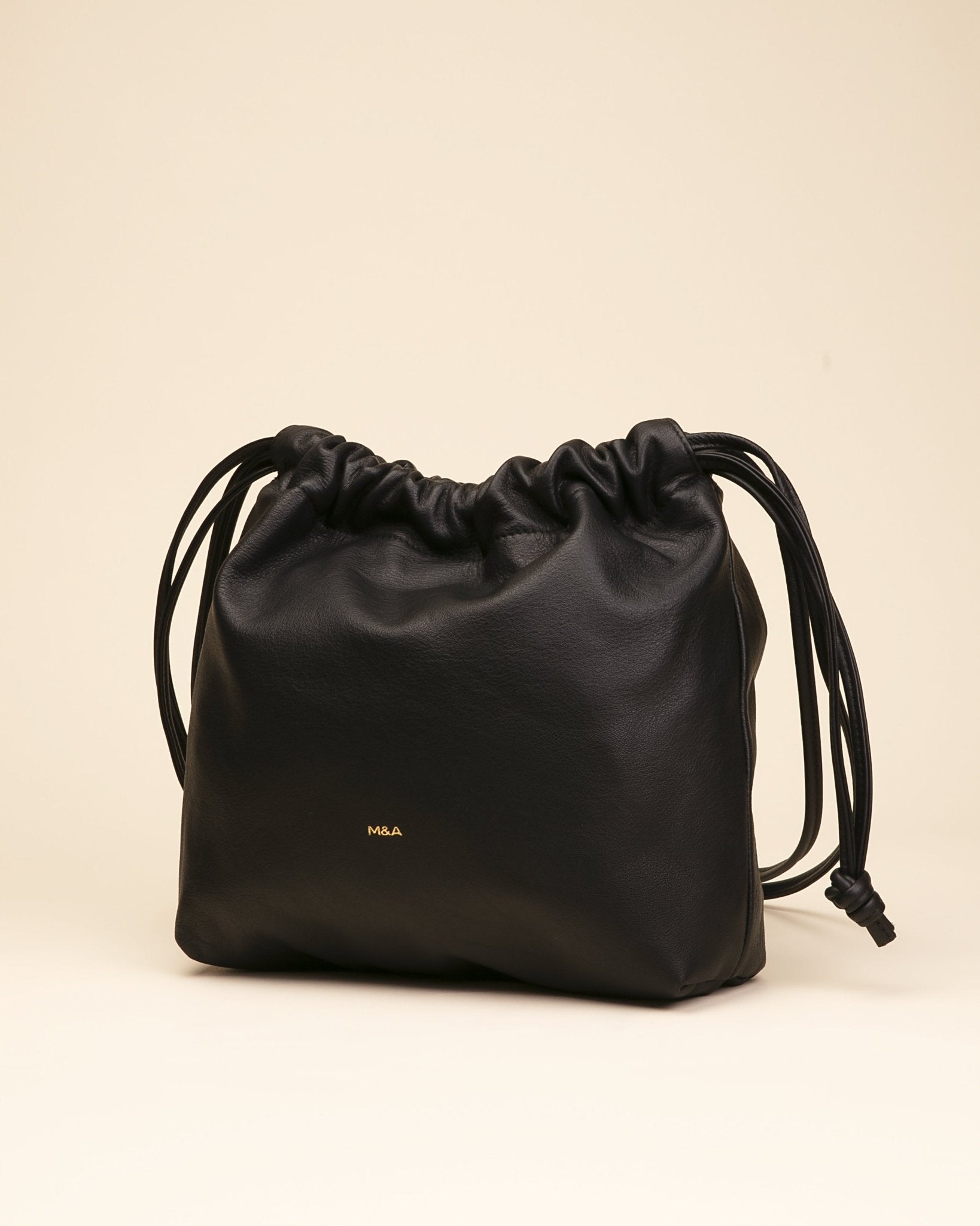 Marks&Angels Borse a Spalla Mini Sabri Nero borsa a spalla in pelle