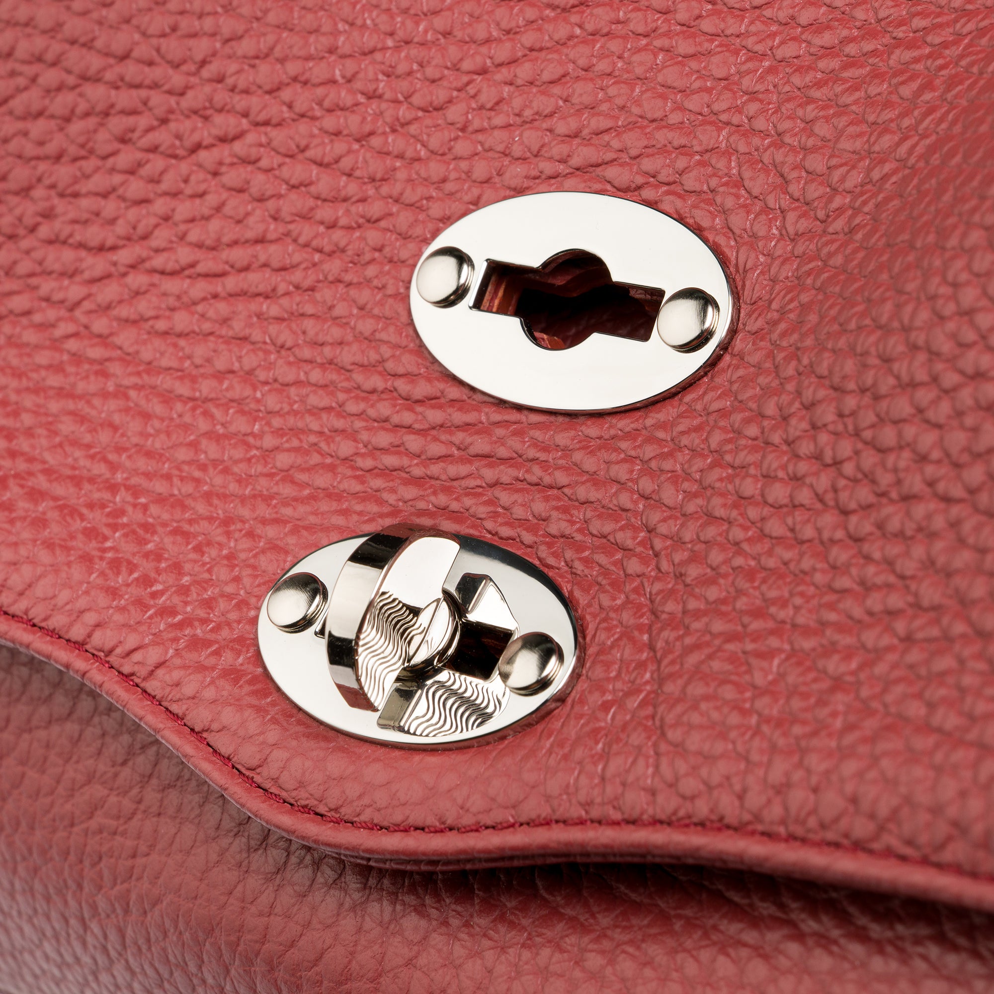 Zanellato Postina® Baby borsa rossa Radicchio pelle martellata
