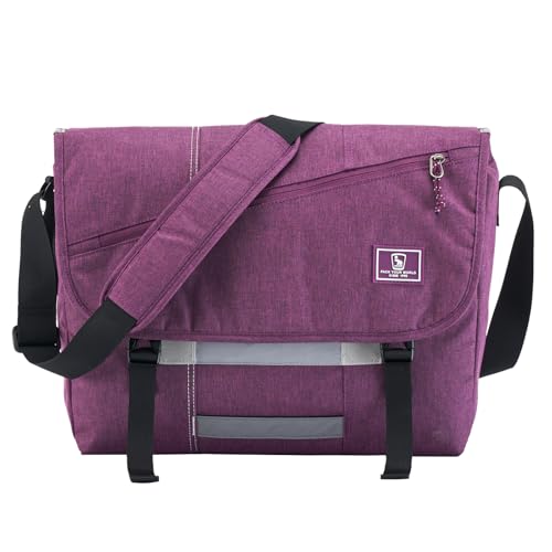 OIWAS Messenger Bags Borsa messenger laptop 15,6 pollici viola