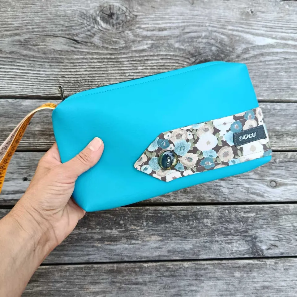 Ricicli Design Borse Pochette Metro n°01 pochette turchese