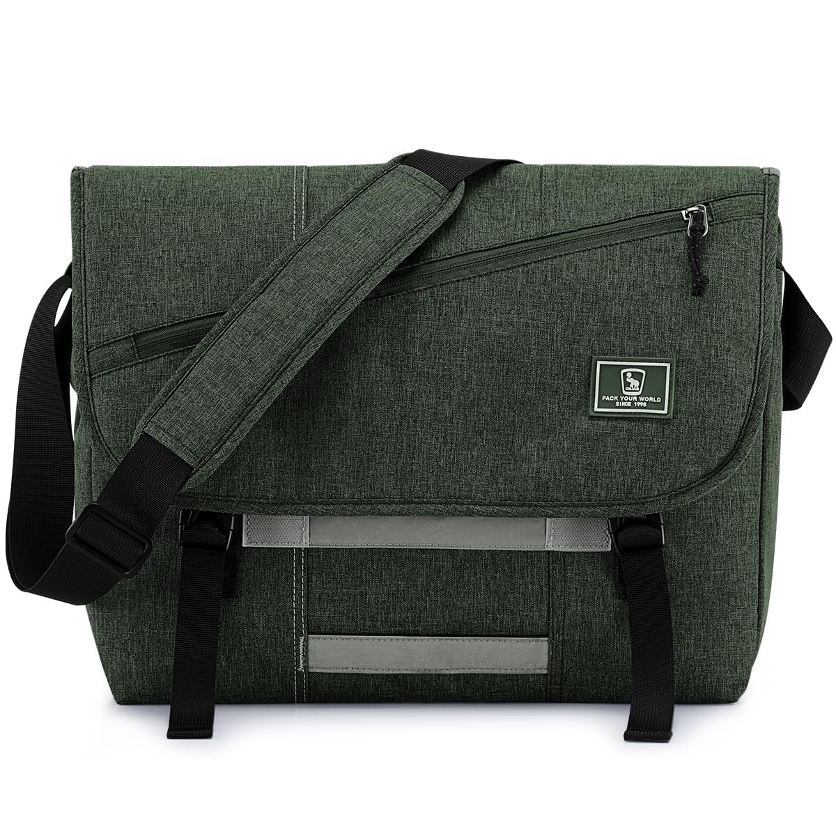 OIWAS Messenger Bags borsa a tracolla verde per laptop 15,6 pollici