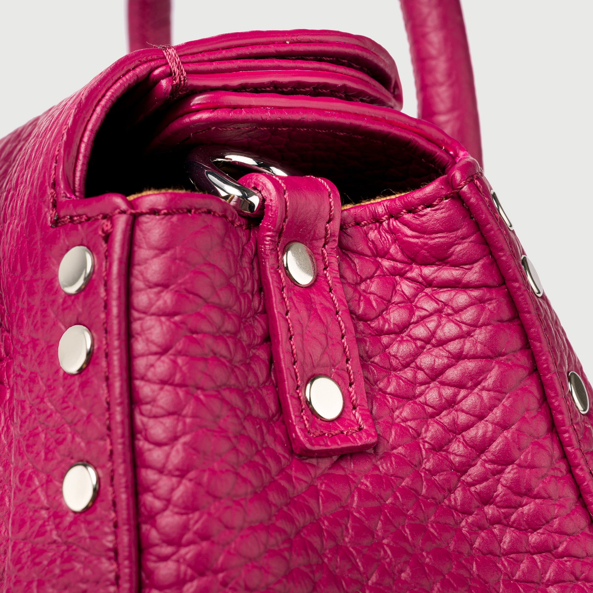 Zanellato Dotta® BABY borsa Pink Damasco in pelle martellata