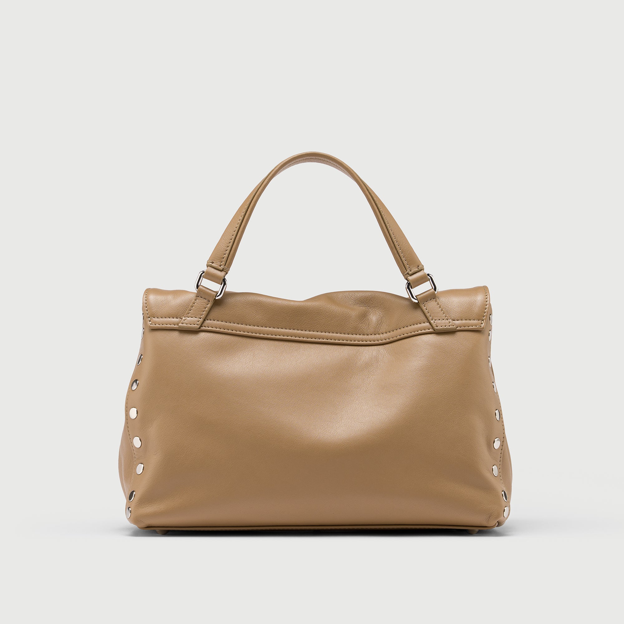Zanellato Postina® borsa S grigia in pelle liscia