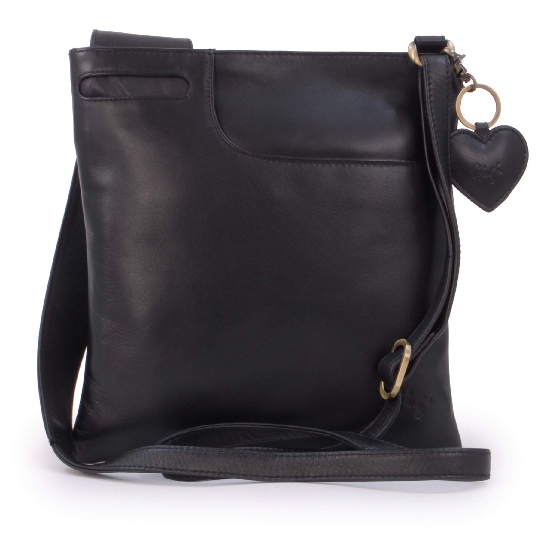 Gigi Othello Collection 2057 borsa a tracolla nera in pelle