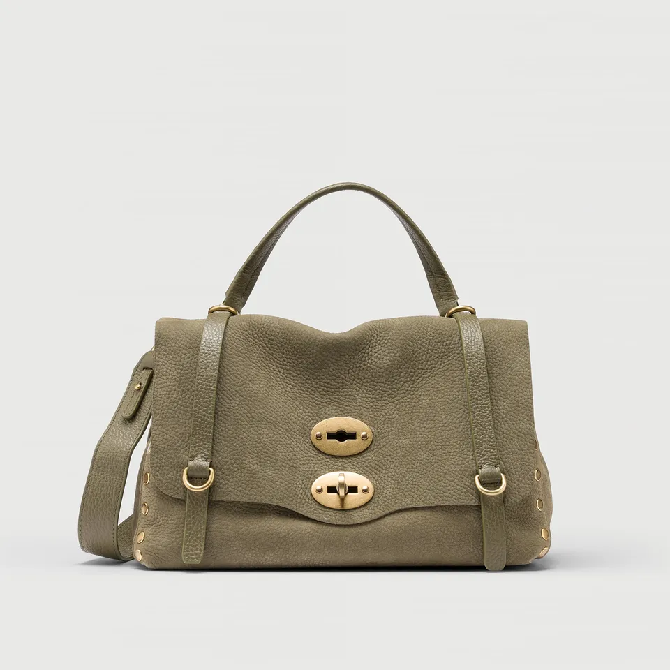 Zanellato Postina® S borsa a mano verde nabuk