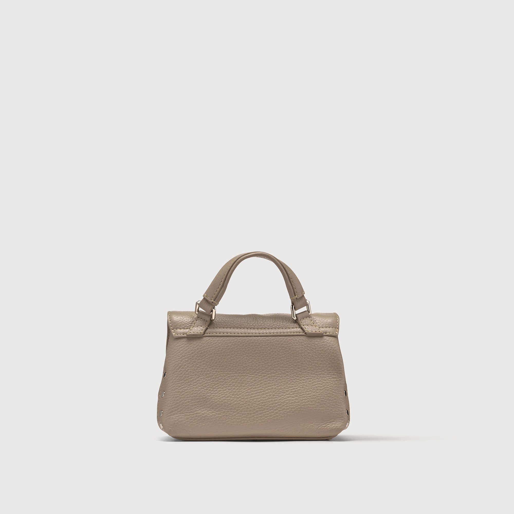 Zanellato Postina® Baby borsa grigia in pelle martellata