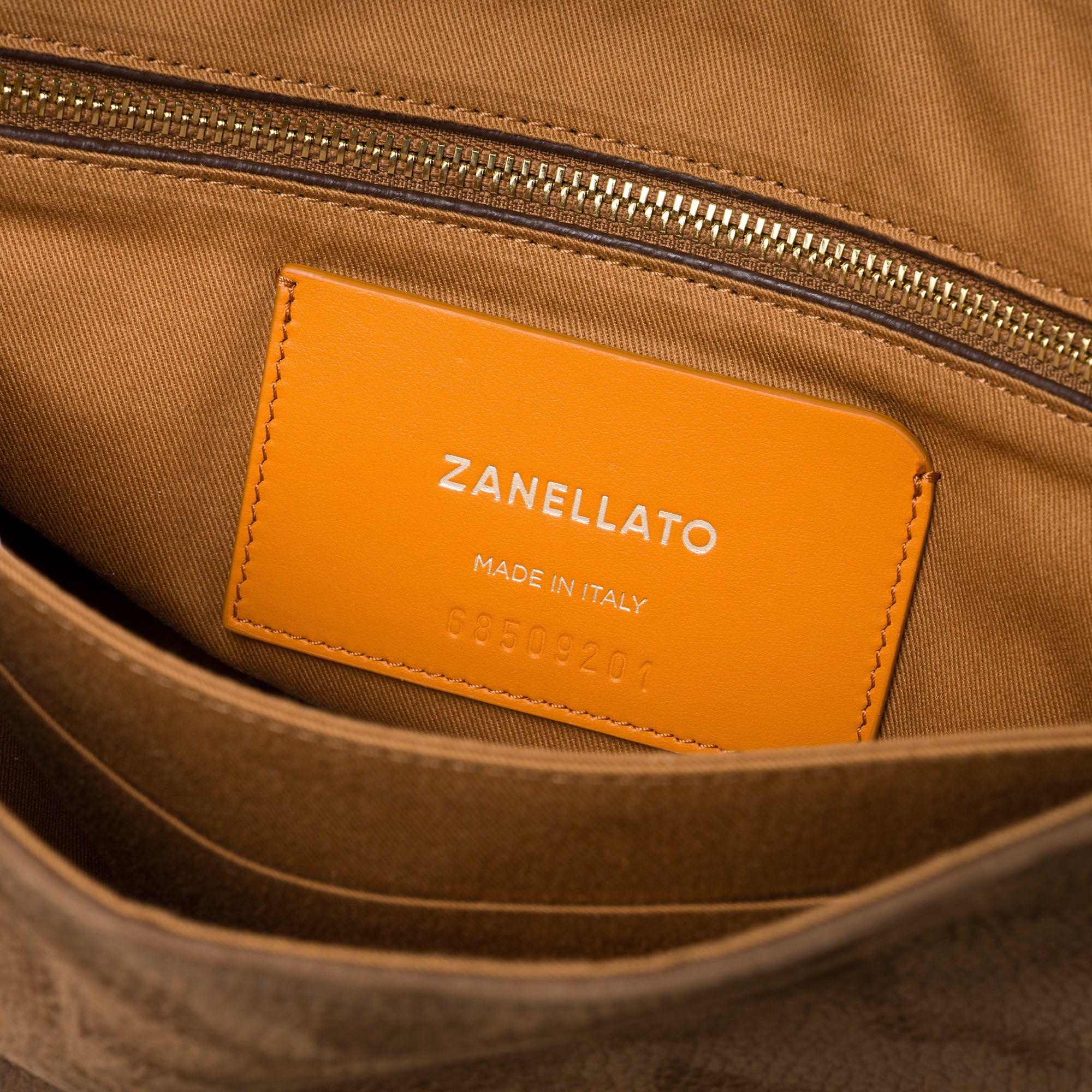 Zanellato Postina® M borsa a mano e tracolla marrone nabuk