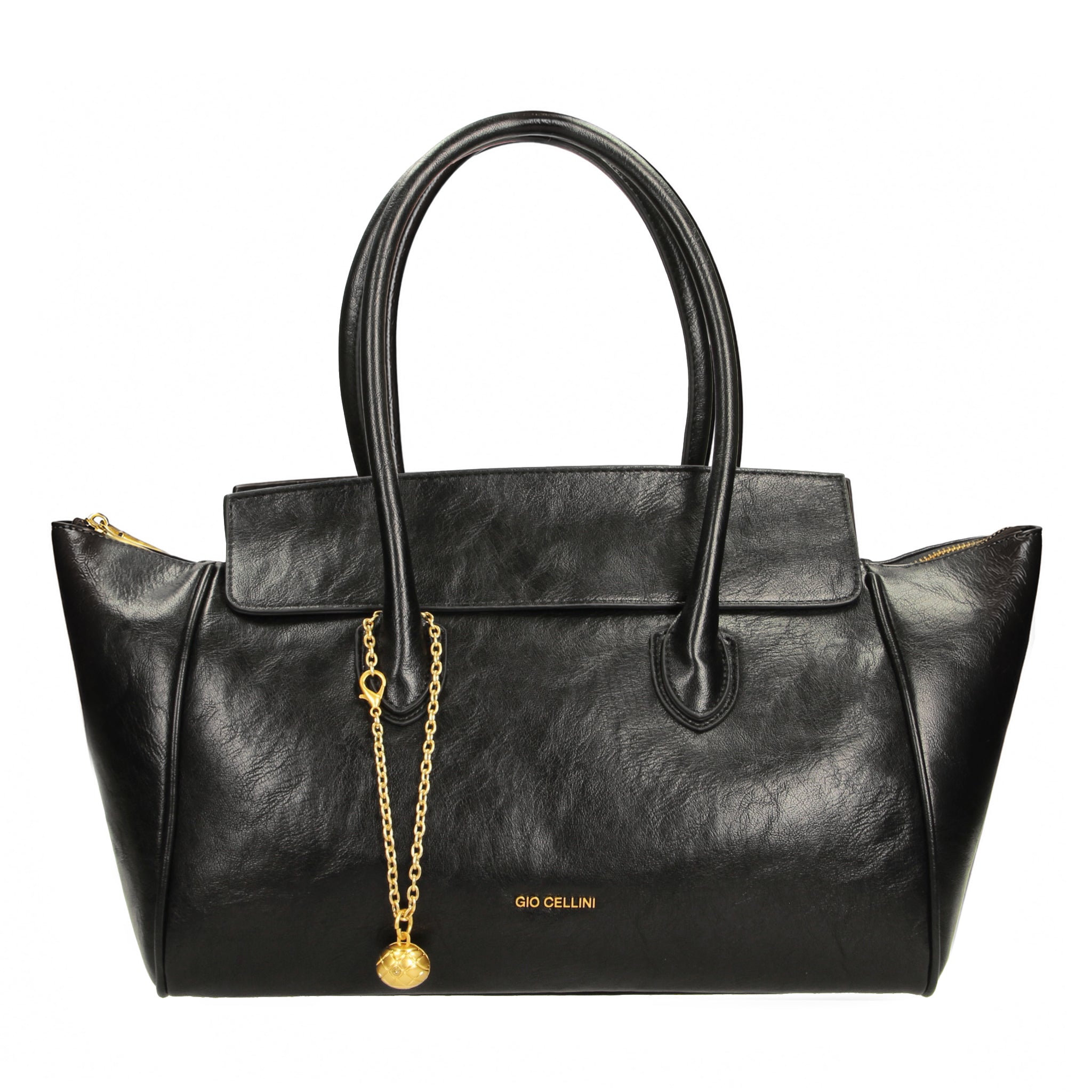 Gio Cellini BORSE maxi bag Nero, Marrone in ecopelle vintage