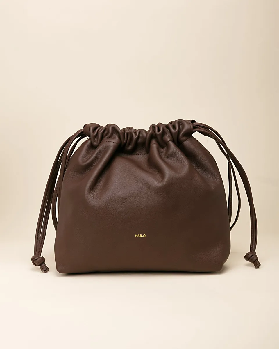 Marks&Angels Borse a Spalla Mini Sabri Castagno borsa a spalla in pelle