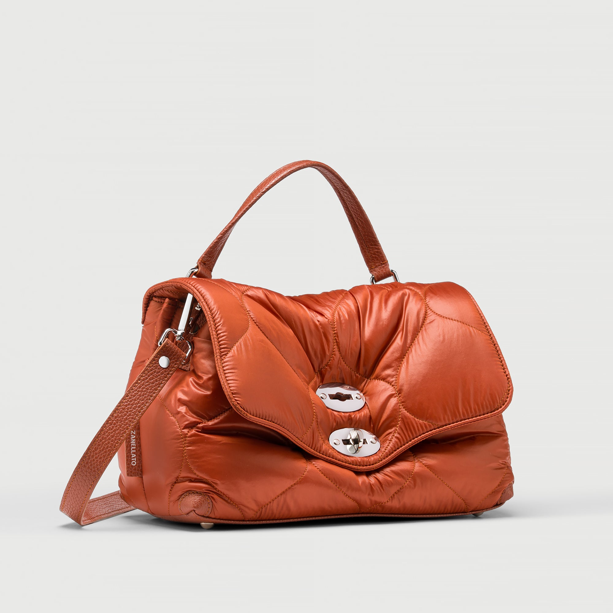 Zanellato Postina® S borsa marrone San Marzano in tessuto tecnico