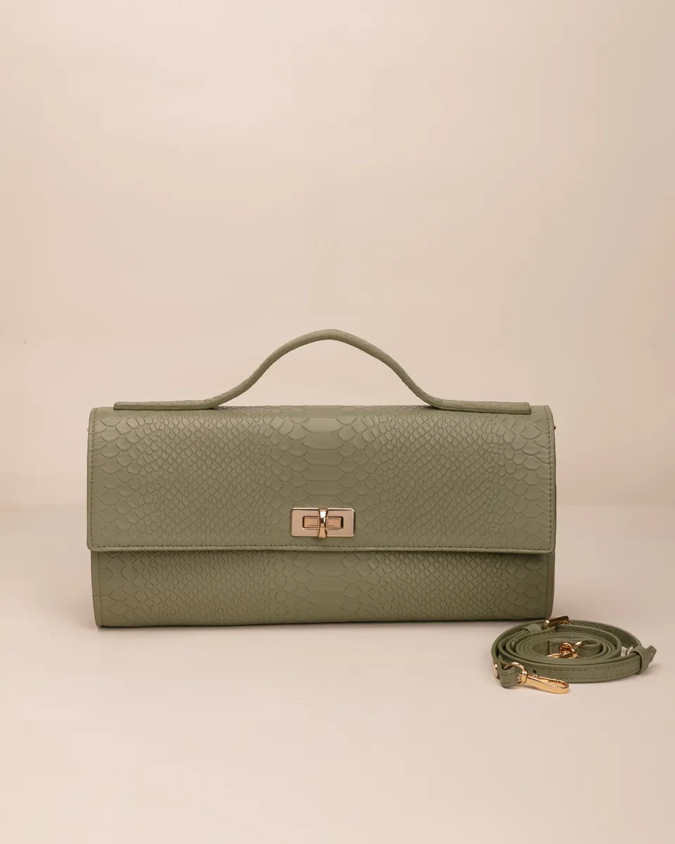 Marks&Angels Borse a Mano Monni Olive borsa a mano in pelle