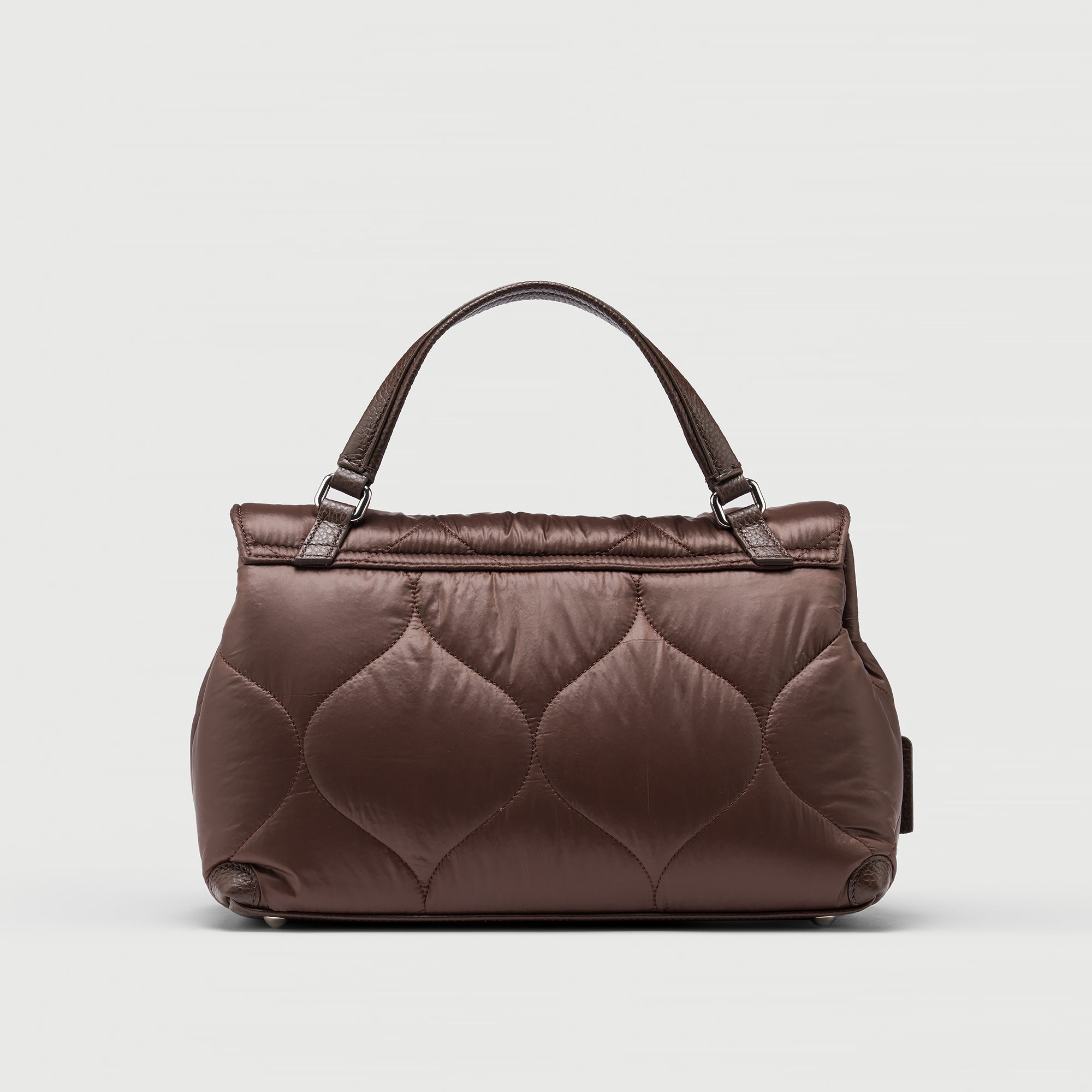 Zanellato Postina® S borsa marrone in tessuto imbottito