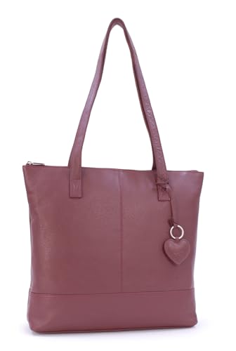 Gigi Othello Collection 9101A tote grande bordeaux in vera pelle
