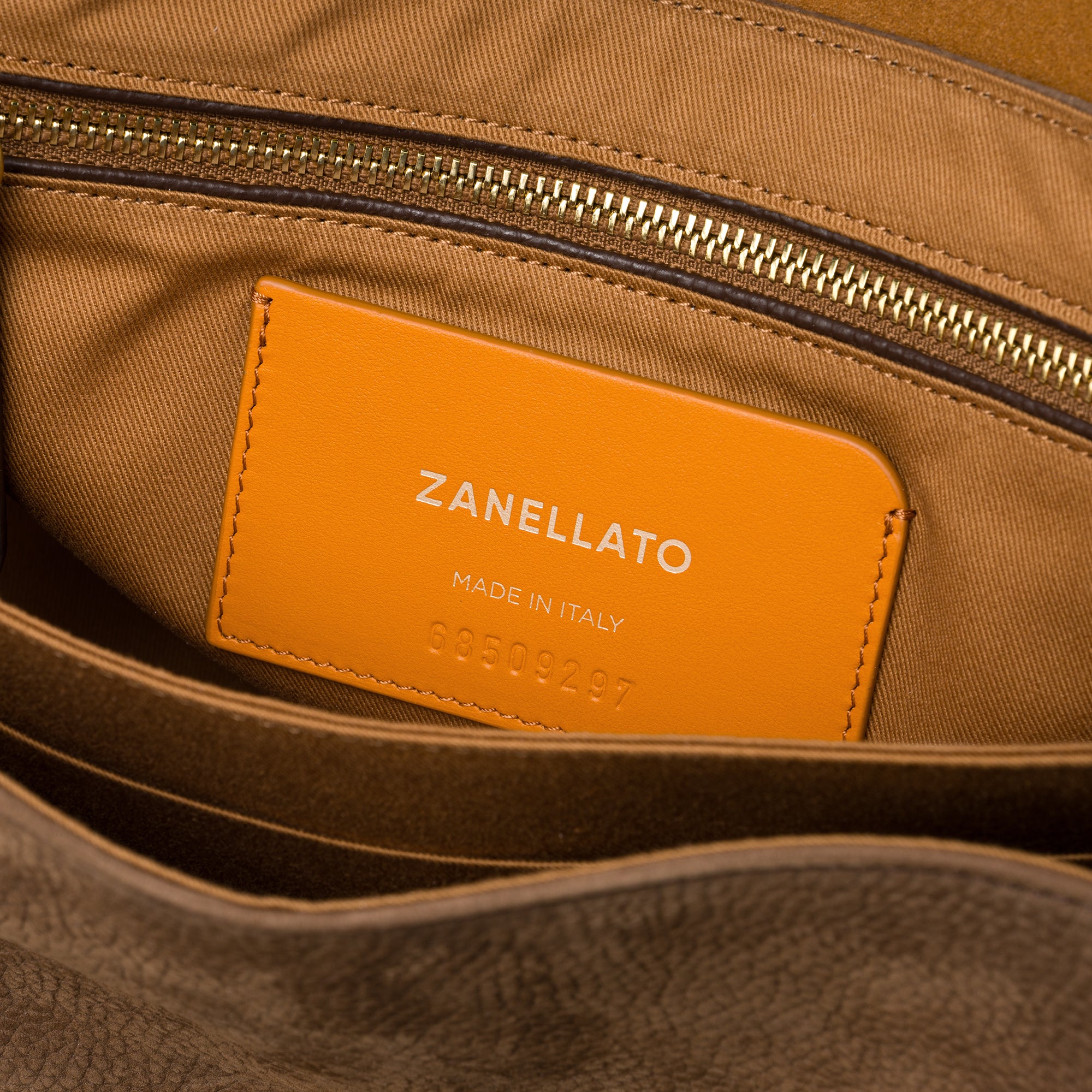 Zanellato Postina® S borsa marrone Tartufo di Norcia nabuk