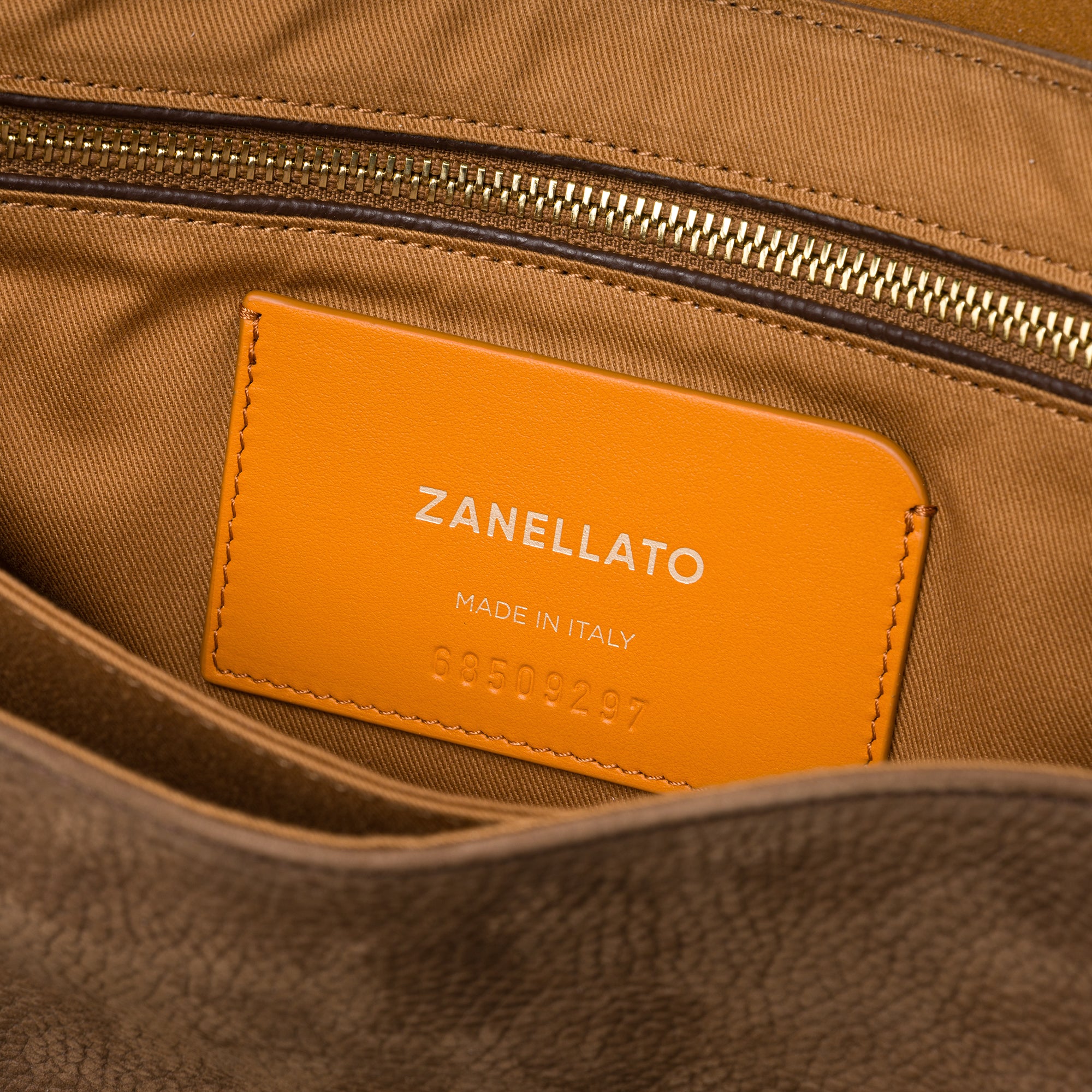 Zanellato Postina® borsa M marrone in nabuk