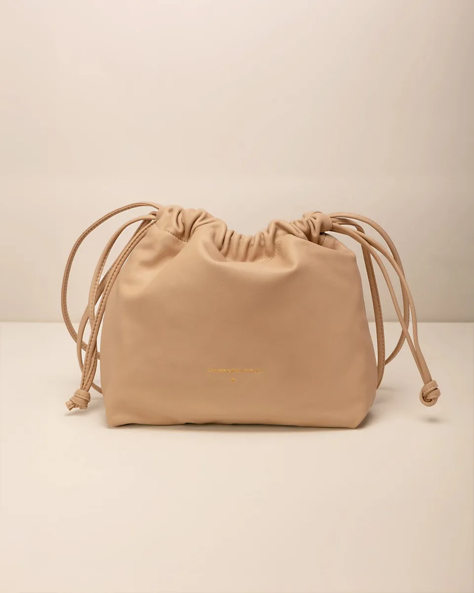 Marks&Angels Mini Sabri New borsa a spalla Cappuccino in pelle
